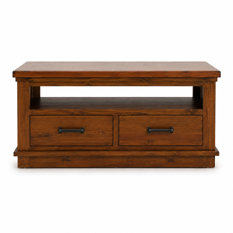California Coffee Table (Rustic Nutmeg)