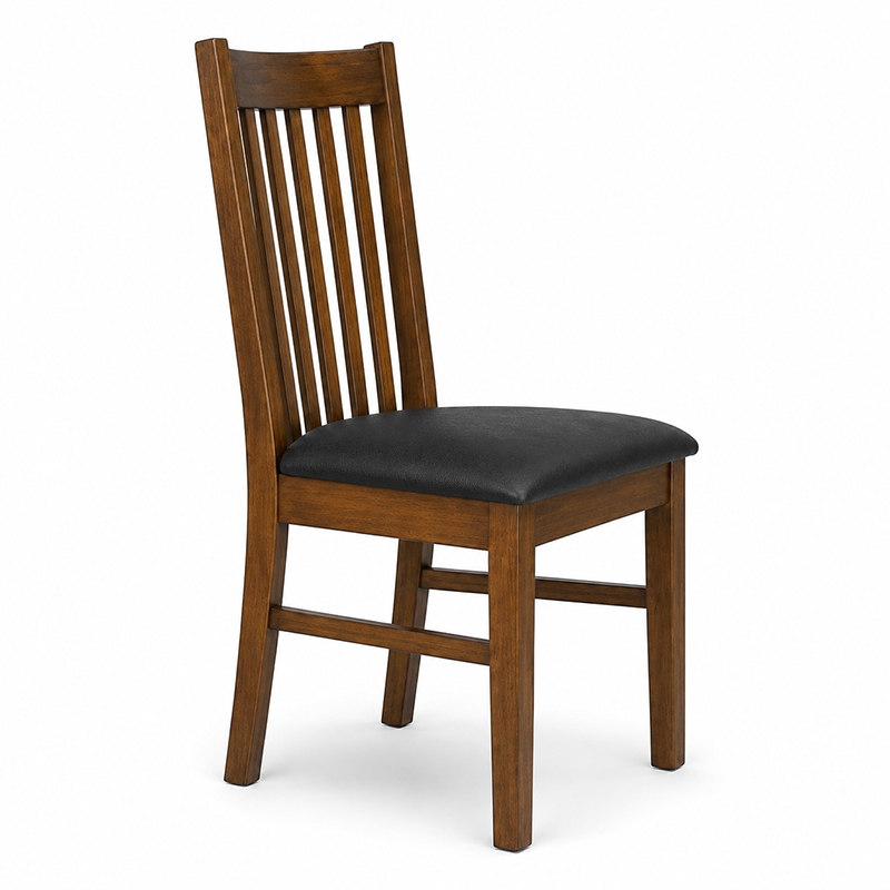 California Solid Wood Dining Chair - Rustic Nutmeg