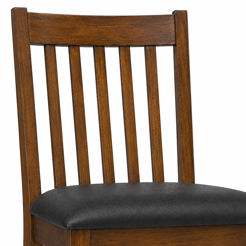 California Solid Wood Dining Chair - Rustic Nutmeg