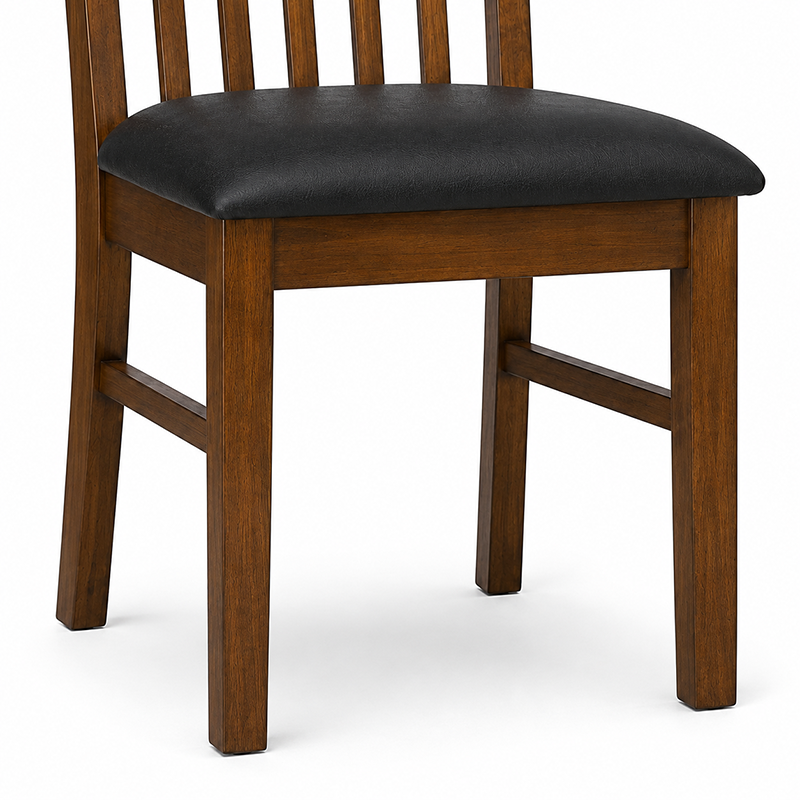 California Solid Wood Dining Chair - Rustic Nutmeg