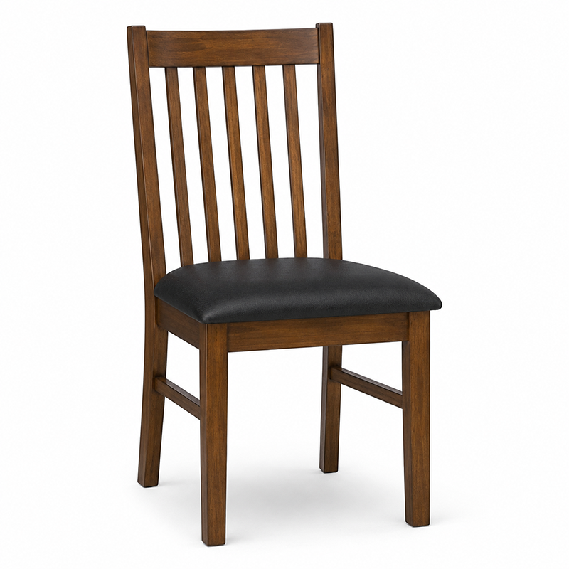 California Solid Wood Dining Chair - Rustic Nutmeg