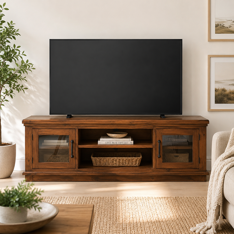 California TV Unit (Rustic Nutmeg)
