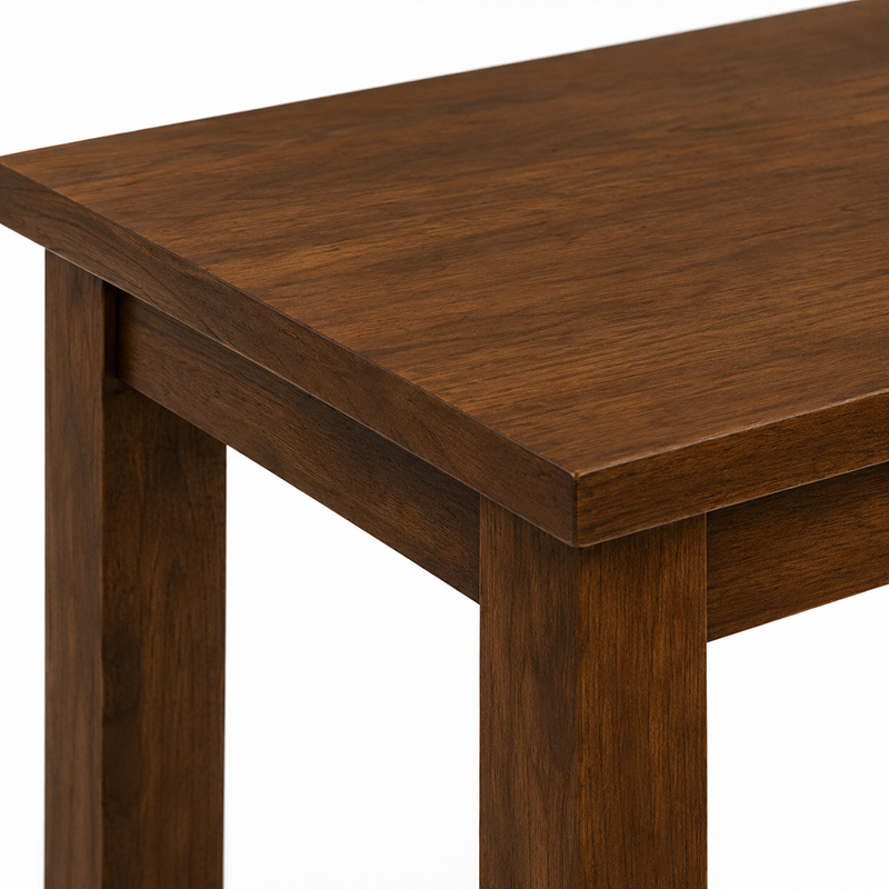 California Solid Wood Dining Table - Rustic Nutmeg