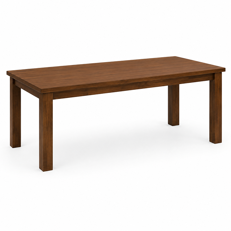 California Solid Wood Dining Table - Rustic Nutmeg
