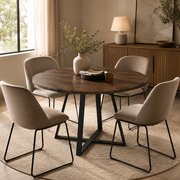 Capri Round Dining Table 1100mm