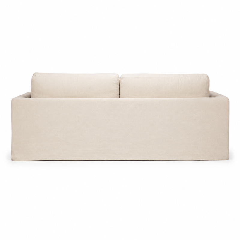 Carson Slipcover 3 Seater Sofa W235cm (Cement)