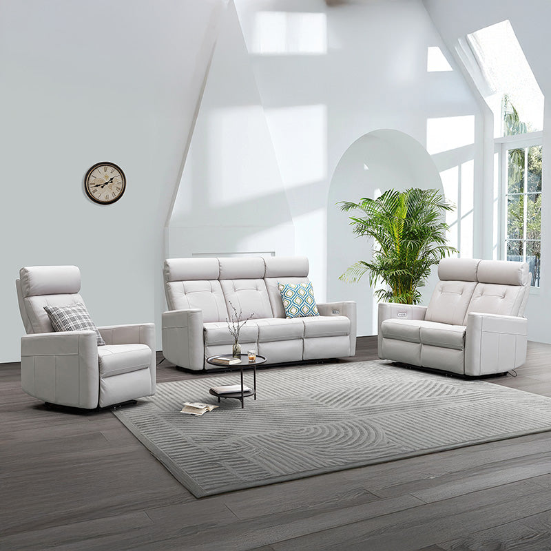 Cascade Leather Electric Recliner