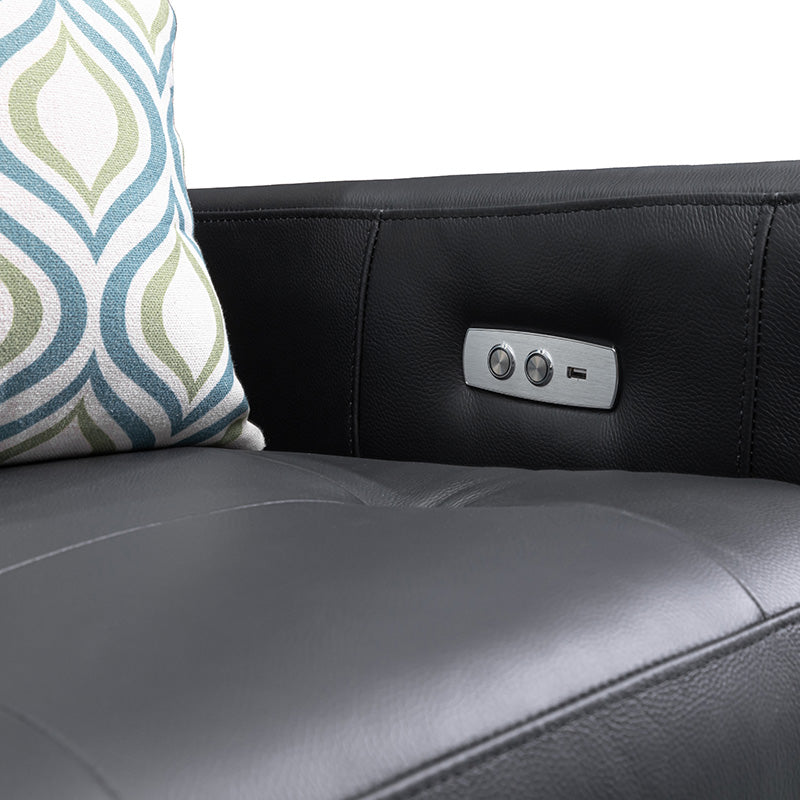 Cascade Leather Electric Recliner