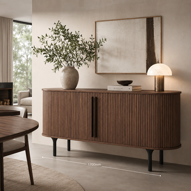 Palliser Sideboard Buffet Table (Black/Oak/Walnut)
