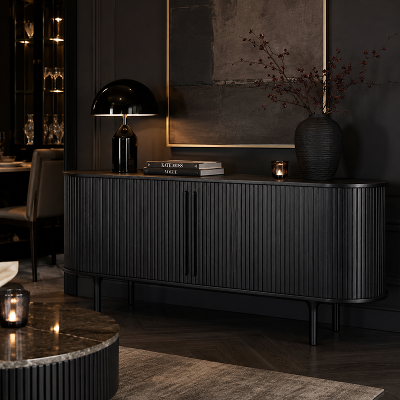 Palliser Sideboard Buffet Table (Black/Oak/Walnut)