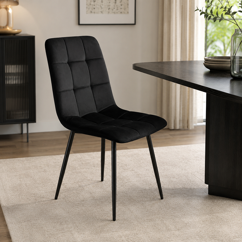 Chicago Chair (Black/Grey)