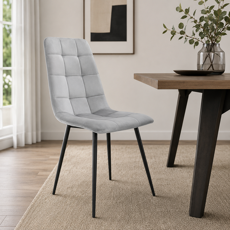 Chicago Chair (Black/Grey)