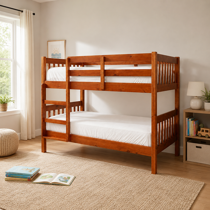 Classic Kids Bunk Bed Single+Single