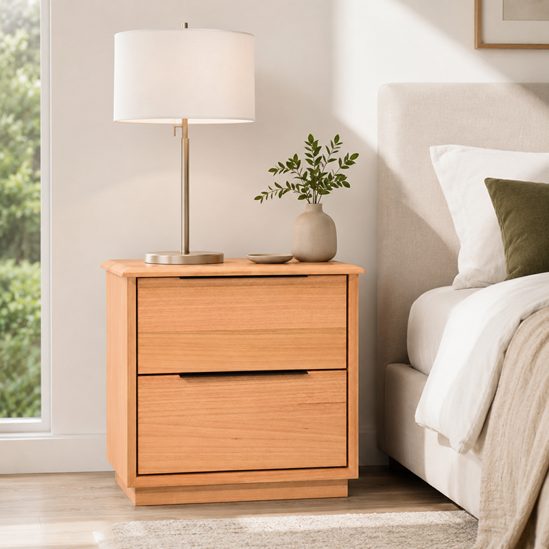 Cleveland 2drw Bedside Table
