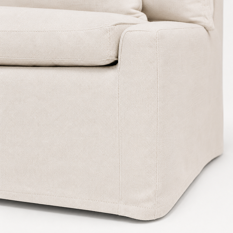 Cloud Slipcover 3 Seater Sofa Daybed W230cm (Cement)