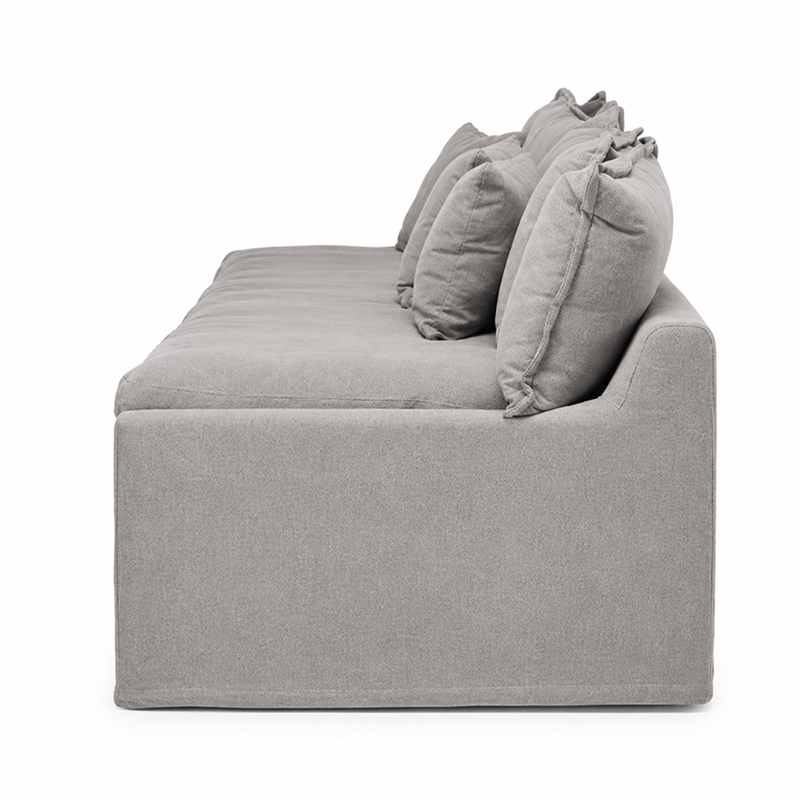 Cloud Slipcover 3 Seater Sofa Daybed W230cm (Cement)