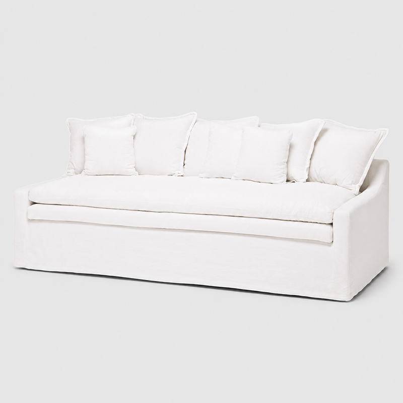 Cloud Slipcover 3 Seater Sofa Daybed W230cm (Cement)