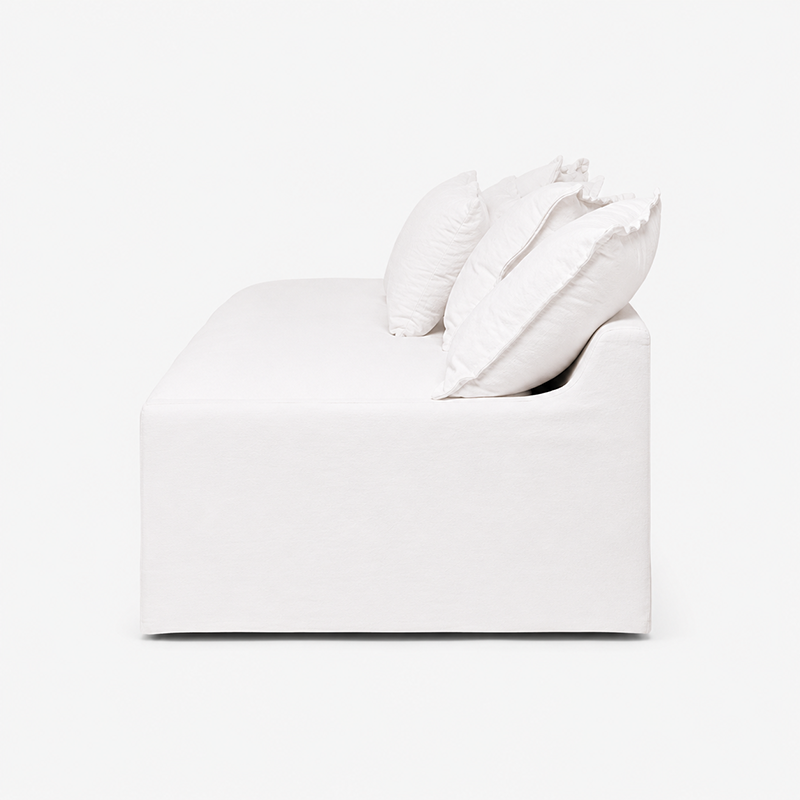 Cloud Slipcover 3 Seater Sofa Daybed W230cm (Cement)