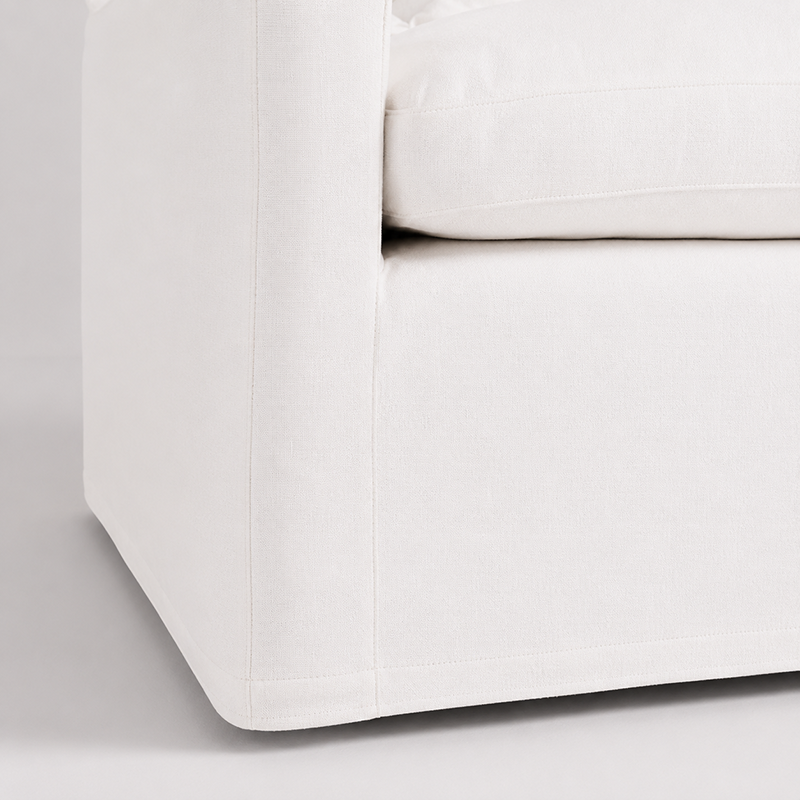 Cloud Slipcover 3 Seater Sofa Daybed W230cm (Cement)