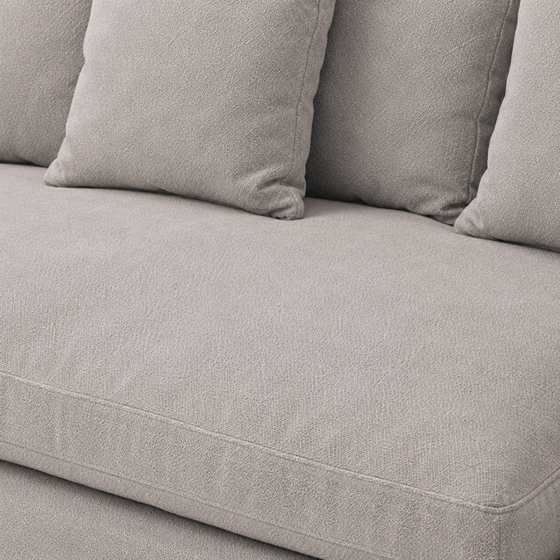 Cloud Slipcover 3 Seater Sofa Daybed W230cm (Cement)
