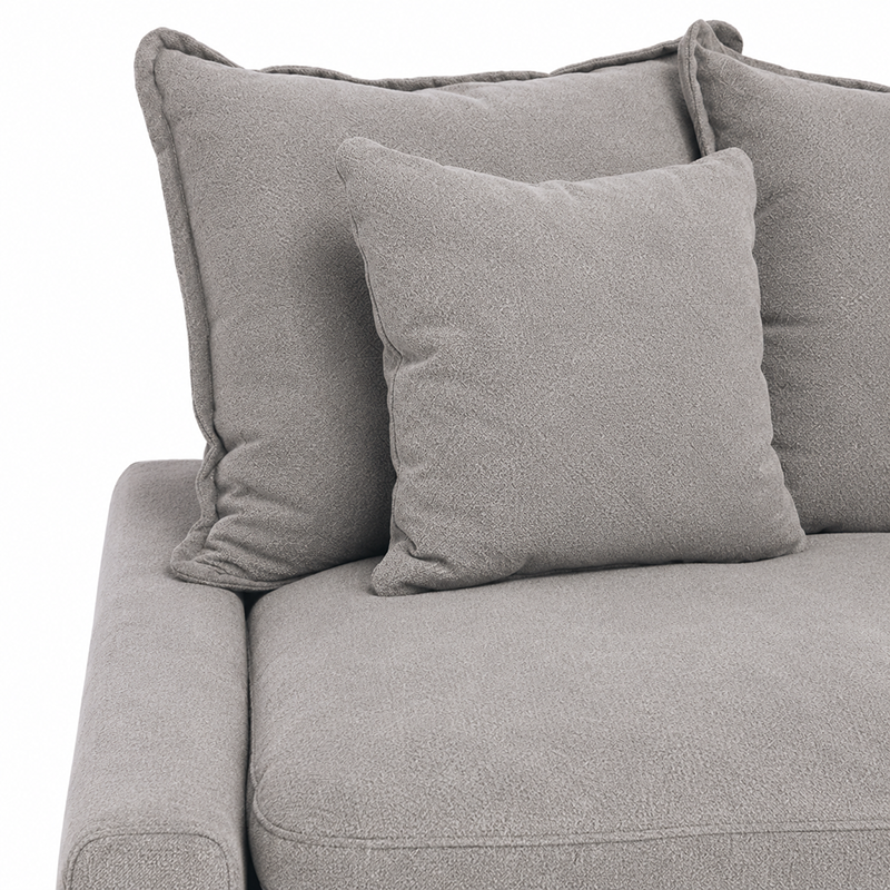 Cloud Slipcover 3 Seater Sofa Daybed W230cm (Cement)
