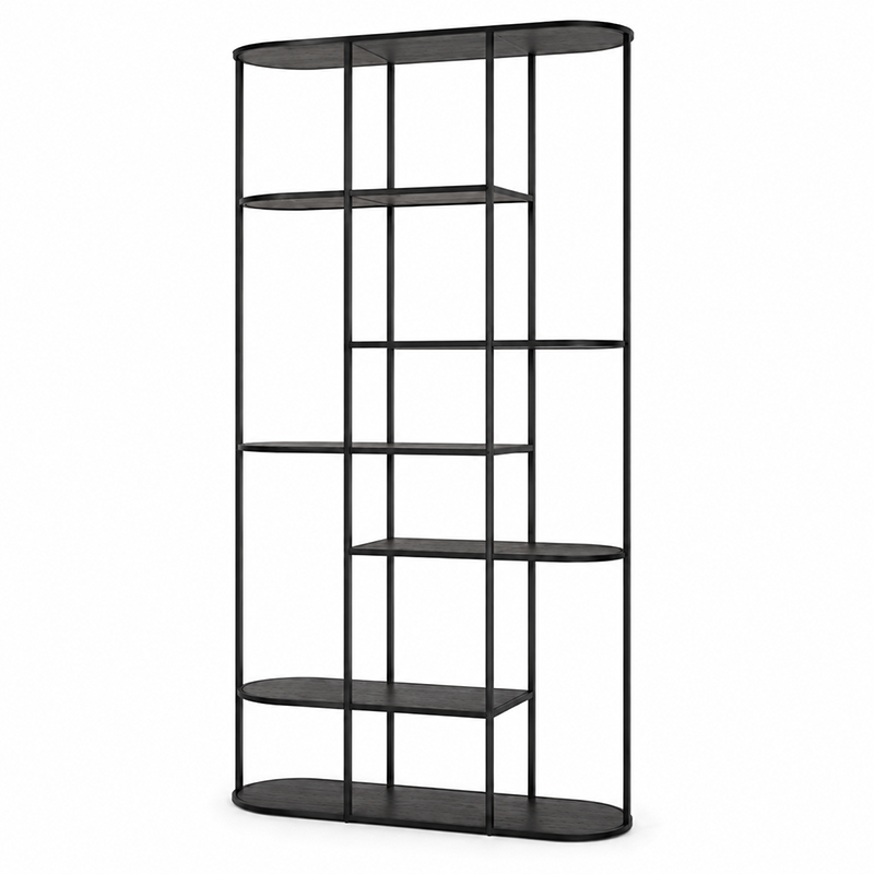 DECO Oak Display Bookcase 900mm