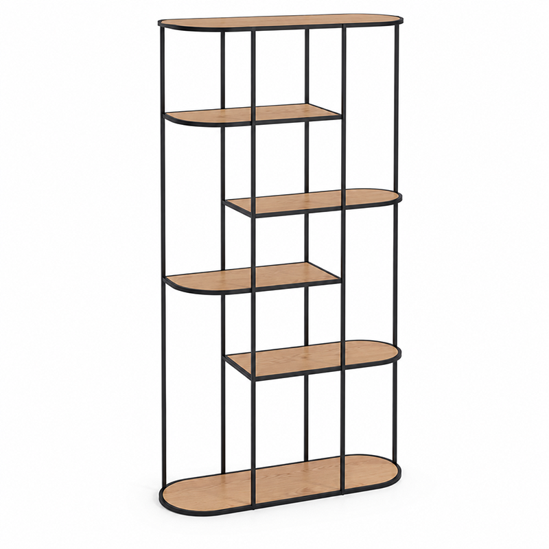 DECO Oak Display Bookcase 900mm