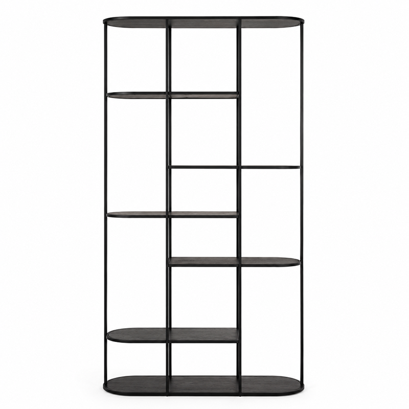 DECO Oak Display Bookcase 900mm