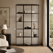 DECO Oak Display Bookcase 900mm
