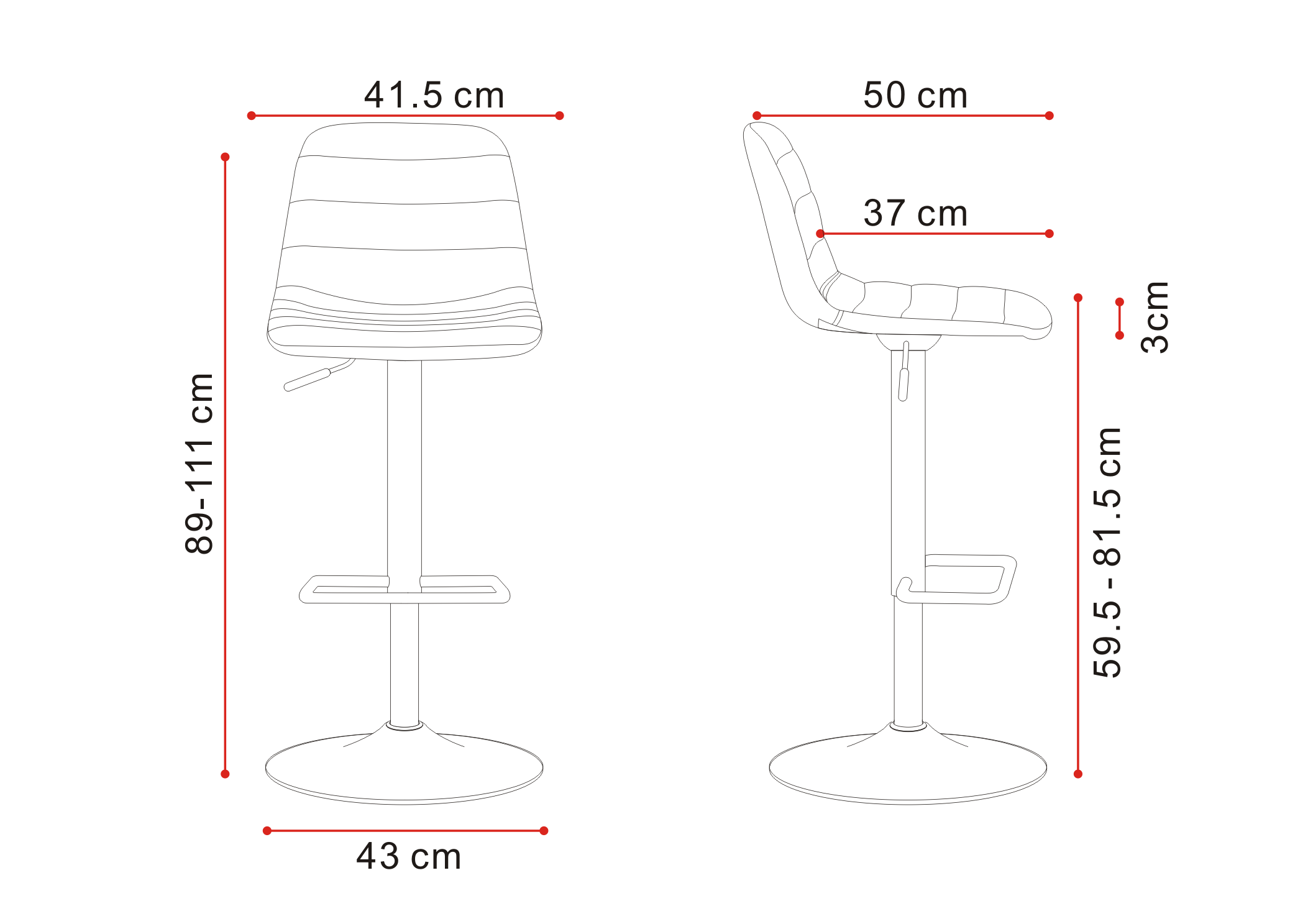 Urban Barstool (Black / Brown / Charcoal)