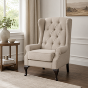 Daisy Fabric Wingback Armchair