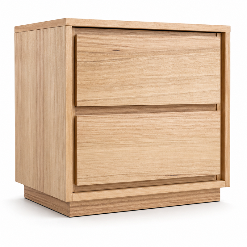 Dallas 2 Drawer Bedside Table