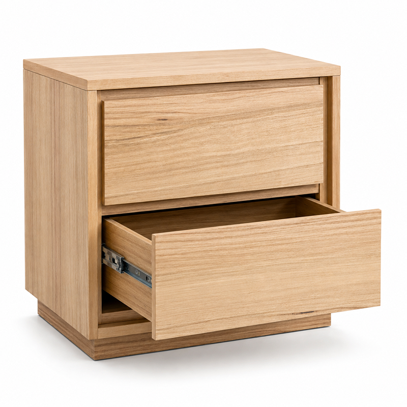 Dallas 2 Drawer Bedside Table