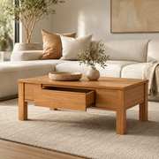 Dallas Coffee Table W120cm (Brown)
