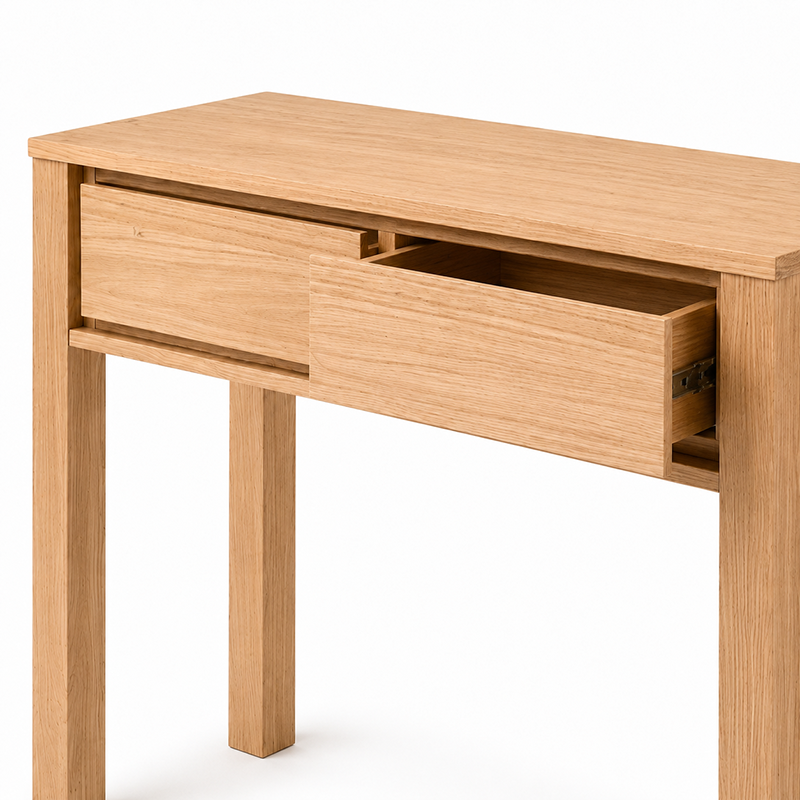 Dallas Hall Table (Brown / 2 Drw)