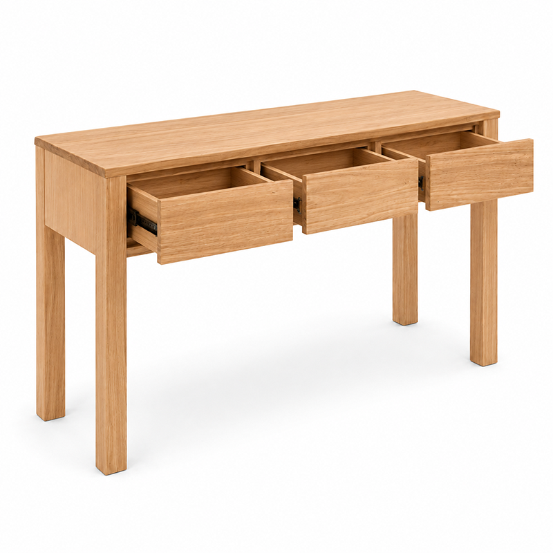 Dallas Hall Table (Brown / 2 Drw)