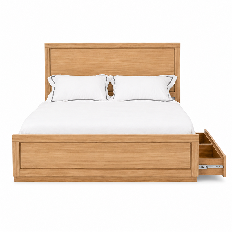 Dallas Queen Bed Frame (Brown)