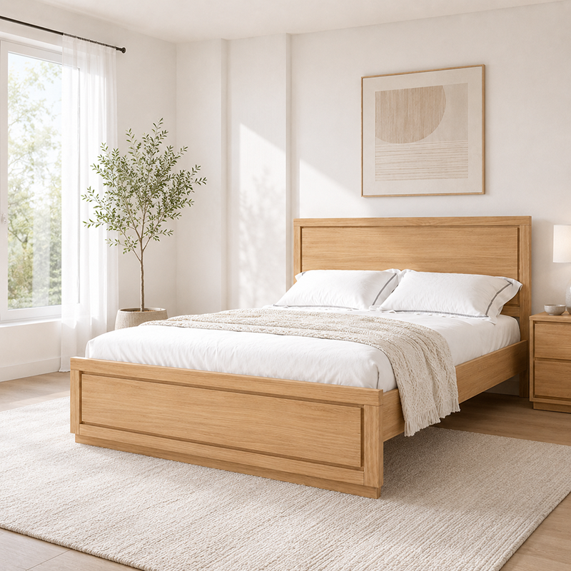 Dallas Queen Bed Frame (Brown)