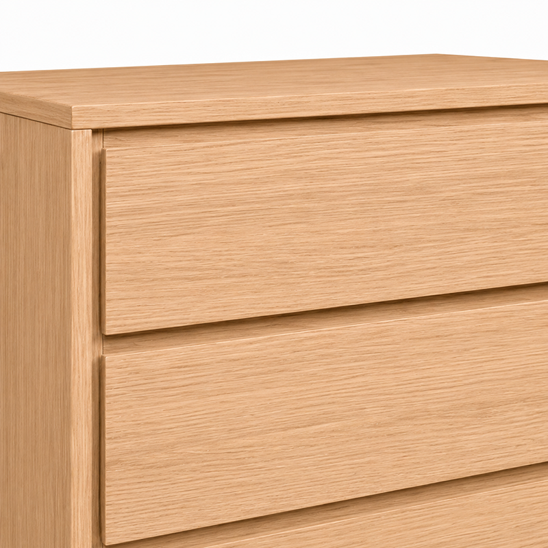 Dallas 5 Drawer Tallboy (Brown)