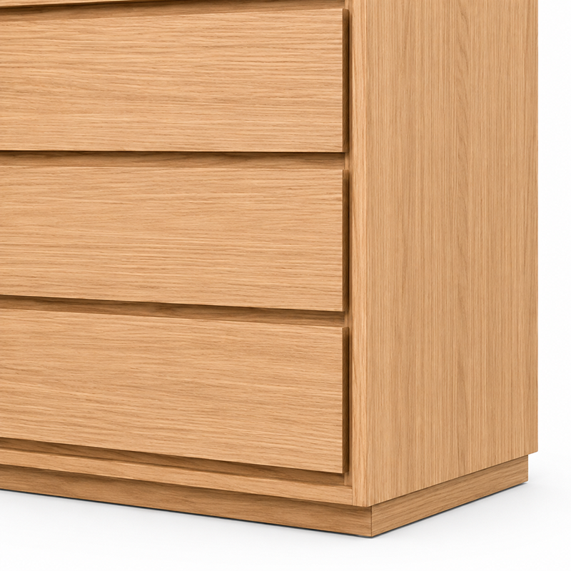 Dallas 5 Drawer Tallboy (Brown)