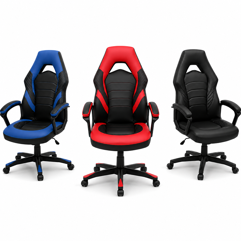 Dieser Gaming Chair - black+red or black+blue