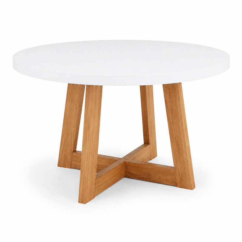Echo Concrete Round Dining Table 1300mm