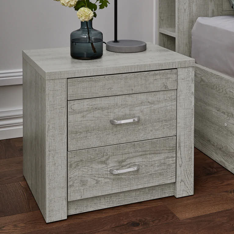 Empire Bedside (Rustic Ash)