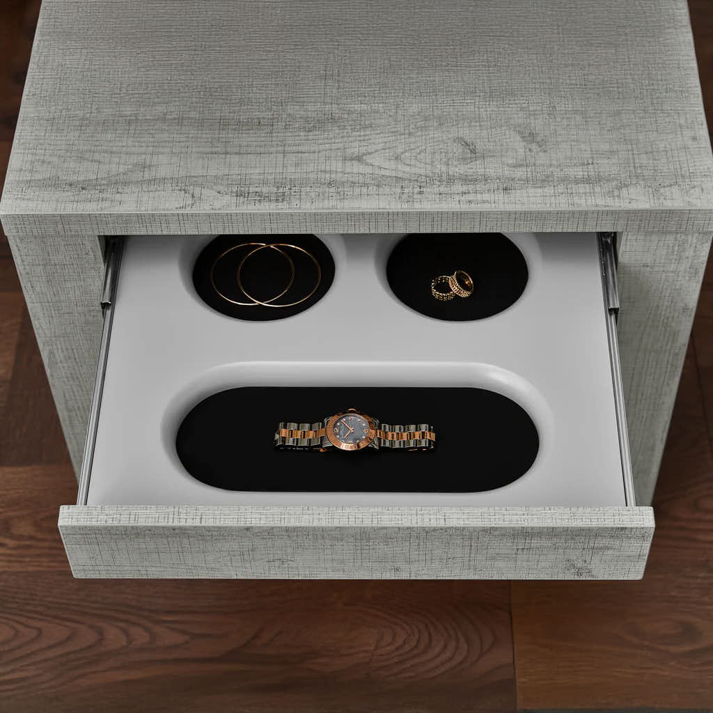 Empire Bedside (Rustic Ash)