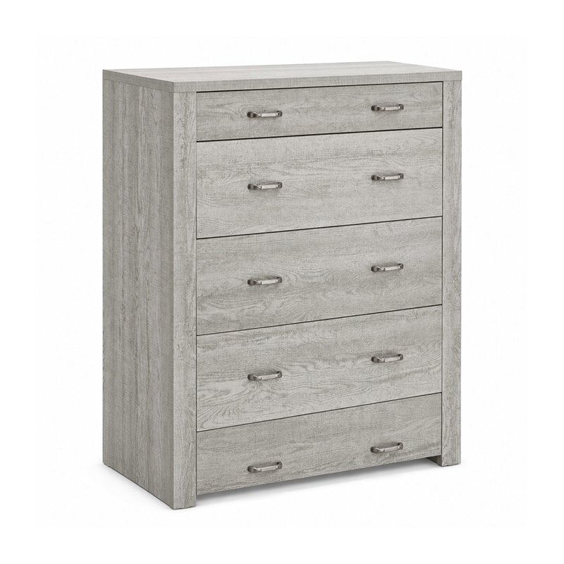 Empire Tallboy (Rustic / Oak / Grey)