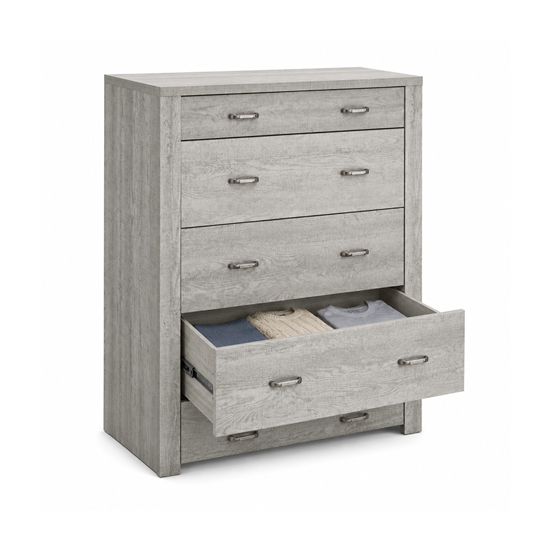 Empire Tallboy (Rustic / Oak / Grey)