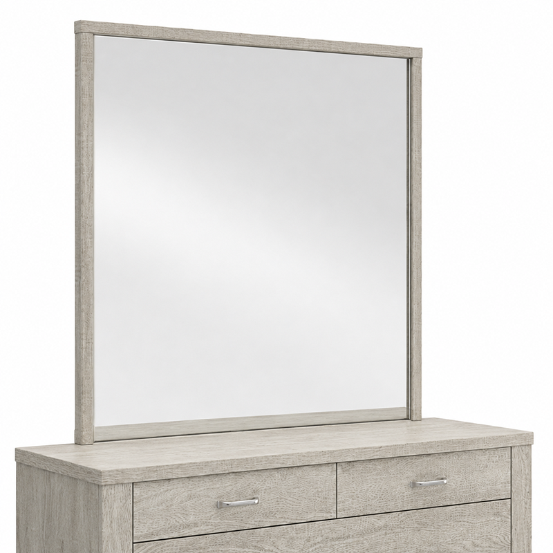 Empire 4 Drawer Dresser & Mirror (Multiple Colours)
