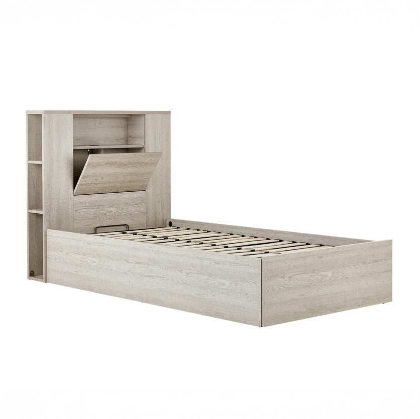 Empire With Gaslift Storage Base With 1 Drawer (Rustic Ash)