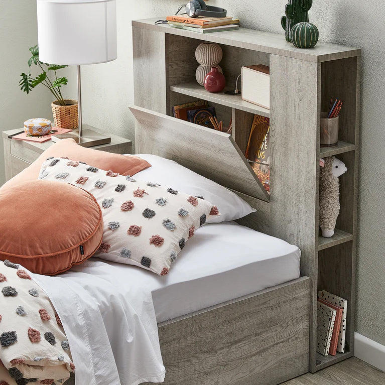 Empire With Gaslift Storage Base With 1 Drawer (Rustic Ash)