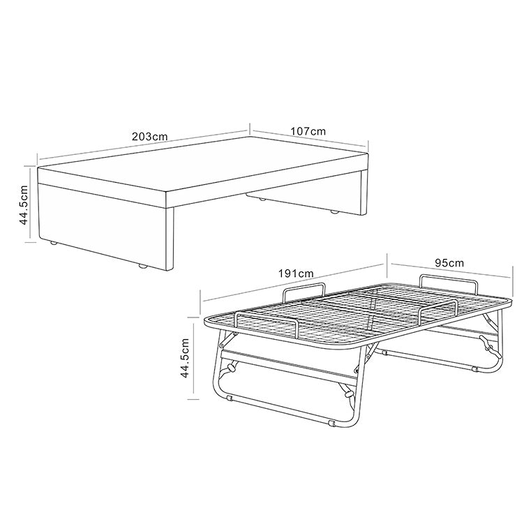 Erin Trundle Bed Frame Only